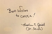 Dr. Seuss | PSA AutographFacts℠