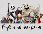 Friends Jack & Sally PNG Night mare Before | Etsy | Tim burton ...