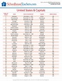 Printable List Of The 50 States - Get Your Hands on Amazing Free ...