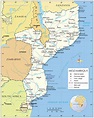 Map Of Mozambique Provinces