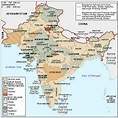 Map of the Indian subcontinents before 1947 (AMP Act 1904 for the ...