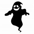 Black ghost silhouette 14 - Transparent PNG & SVG vector file