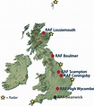 RAF Bases Map