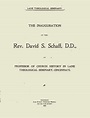 David Schley Schaff (1852-1941) — Log College Press