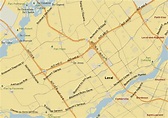 Laval Map (Region), Quebec - Listings Canada