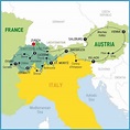 Map Of Austria And Switzerland - TravelsFinders.Com