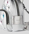 Mochila Con Alforzas K/Ikonik Plata | Mochilas Karl Lagerfeld Mujer ...