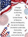 31 Pledge of Allegiance Words Printable - 24hourfamily.com