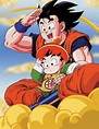 The Protagonist of Dragon Ball Z, Goku, with his son. | Download ...