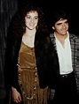 Rebecca and boyfriend Brad Silberling in 1987.....