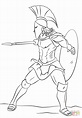 Spartan Warrior | Super Coloring Cat Coloring Page, Coloring Pages To ...