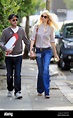 Matthew Vaughn and his wife, Claudia Schiffer take a stroll together in ...