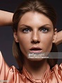 Model Angela Lindvall poses for a beauty and fashion shoot for Madame ...