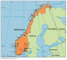 Blog de Geografia: Mapa da Noruega