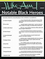 Printable Black History Facts