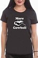 More Cowbell shirts for Womens XXL Black at Amazon Women’s Clothing store