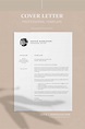 Professional Cover Letter Template with Photo, Modern Cover Letter for ...