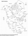 5 Best Images of Printable Map Of North America - Printable Blank North ...