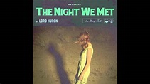 Letra original y traducida de Lord Huron - The night we met