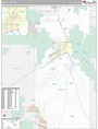 Santa Fe County, NM Wall Map Premium Style by MarketMAPS