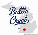 Battle Creek Michigan Map - Alvina Margalit