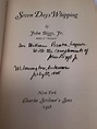 SEVEN DAYS WHIPPING | John Biggs, Jr. | First Edition