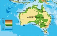 Carte de l'Australie - Différentes cartes sur l'Australie - Routières ...
