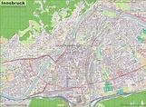 Large detailed map of Innsbruck - Ontheworldmap.com