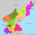 Mapa de Corea del Norte - AnnaMapa.com