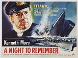 A NIGHT TO REMEMBER (1958) Originla Vintage Titanic Disaster Movie Film ...