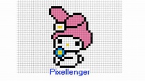 Rabbit My Melody Pixel Art | For Kids - Read, Play, Create!