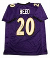 Ed Reed Autographed Signed Baltimore Ravens Custom Purple #20 Jersey ...