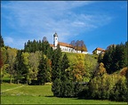 Hoher Peissenberg mit Doppelkirche (1) Foto & Bild | architektur ...