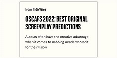 Oscars 2022: Best Original Screenplay Predictions - Briefly