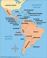 Latin America Map Countries And Capitals - Hayley Drumwright