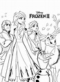 Dibujos para colorear Frozen 2. 100 imágenes con tus personajes favoritos