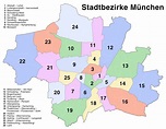 Liste der Stadtbezirke Münchens