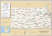 Map of the State of Kansas, USA - Nations Online Project