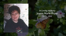 Joann Marie Pryor - Tribute Video