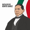 natalicio de benito juarez. presidente méxico 19515750 Vetor no Vecteezy