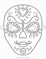 13 Máscaras de Halloween para colorear | Bebeazul.top