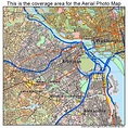 Aerial Photography Map of Arlington, VA Virginia
