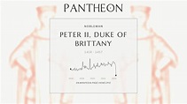 Peter II, Duke of Brittany Biography - Duke of Brittany from 1450 to ...