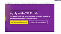 CSS Profile Step by Step Walkthrough - YouTube