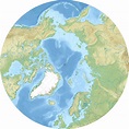 Detailed relief map of Arctic Ocean | Arctic Region | World | Mapsland ...