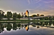 Ingolstadt und seine Wahrzeichen (Donau und neues Schloss) Foto & Bild ...