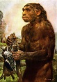 A Neanderthal by Zdenek Burian. | Prehistoric man, Neanderthal, Prehistoric