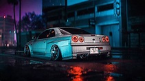 Nissan Gtr R34 Computer Wallpapers - Wallpaper Cave