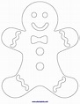 Gingerbread Template Free Printable - Free Printable