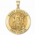 Saint Eustace Religious Round Medal "EXCLUSIVE" - PG90453